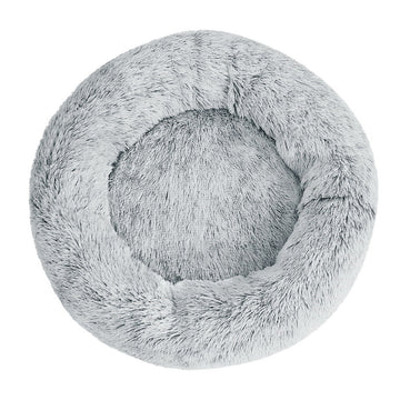 i.Pet Pet bed Dog Cat Calming Pet bed Large 90cm Charcoal Sleeping Comfy Cave Washable i.Pet
